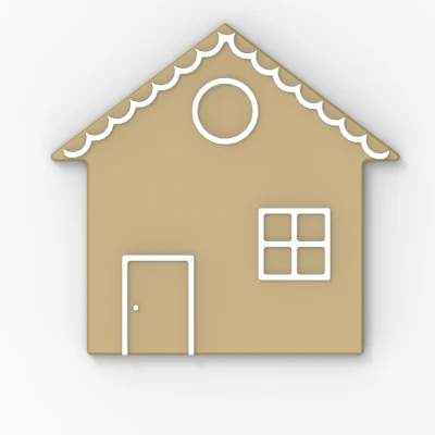 Mô Hình Ngôi Nhà Bánh Gừng Trang Trí Giáng Sinh