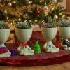 Bộ Chậu Giáng Sinh Trang Trí - Chậu Robert - Thumbnail 1