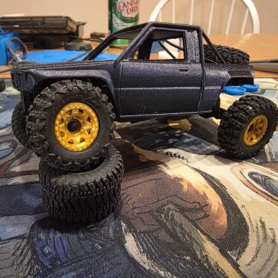 Bánh xe Beadlock SCX30 thực tế cho lốp kích thước tiêu chuẩn (18mm)