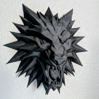 Tượng Sói Đen Blackthorn