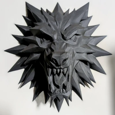 Tượng Sói Đen Blackthorn