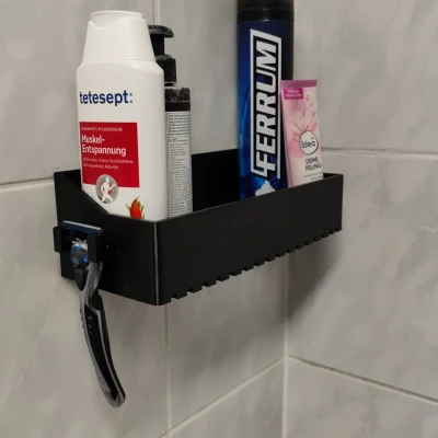 Kệ Tổ Chức Phòng Tắm Có Khe Cắm Dao Cạo Đôi