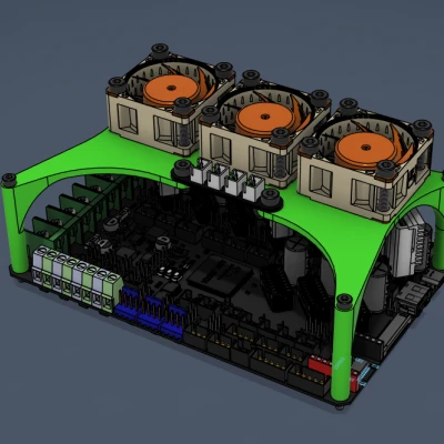 Tản nhiệt cho BTT Octopus MAX EZ