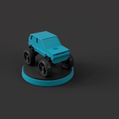 Mô Hình Crash Derby FIAT Panda Cổ Điển