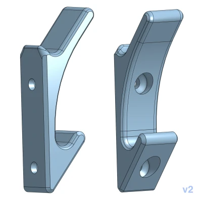 Móc treo đôi - nhỏ gọn và chắc chắn