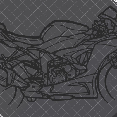 Tranh Tường Kawasaki Ninja ZX-6R