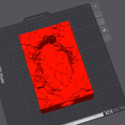 The Cavern Monolith: Đèn Đá Sơn Mặt Brutalist
