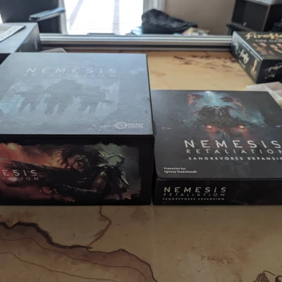 Khay chia hộp Nemesis Retaliation (bản remix) - Hỗ trợ thẻ bọc bài, expansion các loại