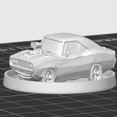 Mô Hình Xe Dodge Charger "Fast and Furious" - Xe Đua Đụng Độ