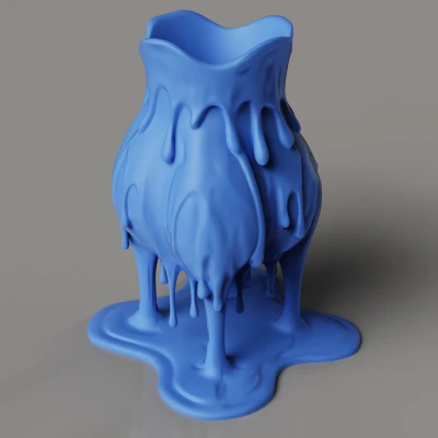 Bình Tan Chảy Kiểu Drip | Trang Trí Nhà Cửa Hiện Đại