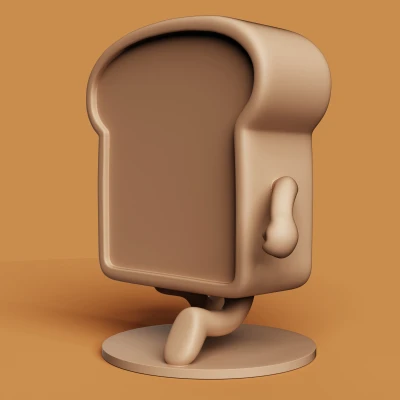 Bánh mì đang chạy | Trang trí bếp hài hước