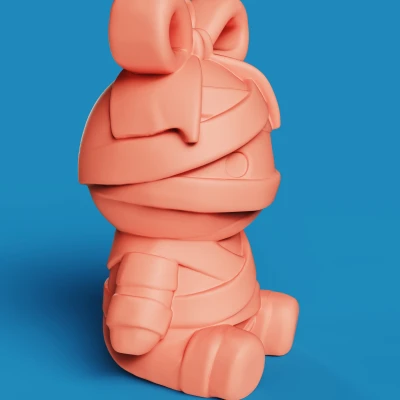 Tượng Xác Ướp Chibi Dễ Thương | Đồ Chơi Bàn Xinh Xắn