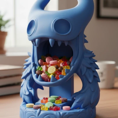 Quái Vật Đói Khát | Chú Vịt Trang Trí Bàn Làm Việc