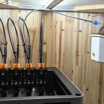 Chống Rối Dây Đầu Máy In Snapmaker U1 và Cố Định Ống PTFE