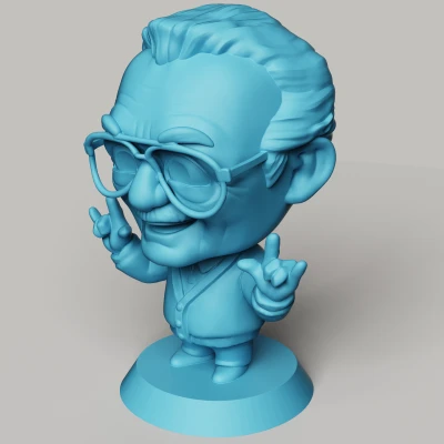 Tượng Stan Lee Tribute | Phong Cách Bobblehead Huyền Thoại Marvel