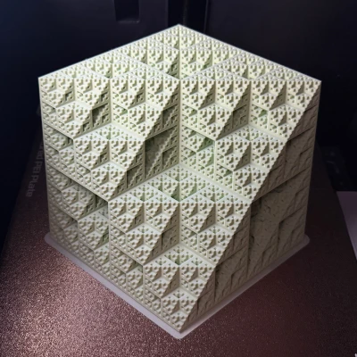 Rhombic Dodecahedron Fractal Chunk | Level 6