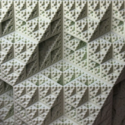 Rhombic Dodecahedron Fractal Chunk | Level 6