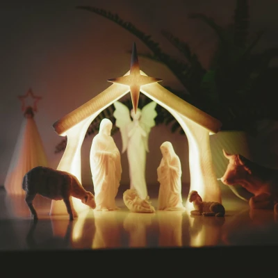 Đèn Hang Đá Giáng Sinh