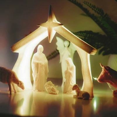 Đèn Hang Đá Giáng Sinh