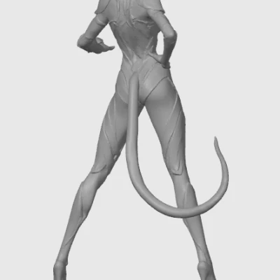 Mô hình Warhammer Cat-girl 2