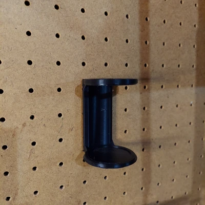 Giá Giữ Súng Keo Nóng Cho Pegboard/SKADIS Có Khay Nhỏ Giọt
