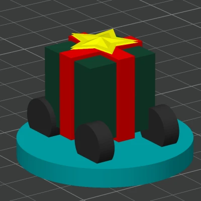 Xe Đua Giáng Sinh Hộp Quà