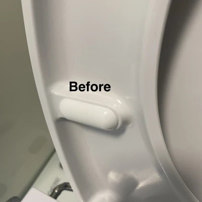 Domoletti: Chân nối dài nắp bồn cầu