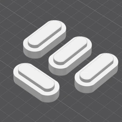 Domoletti: Chân nối dài nắp bồn cầu