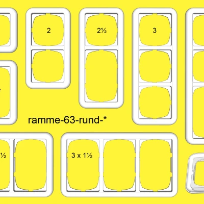 Khung và nắp che cho công tắc LK FUGA