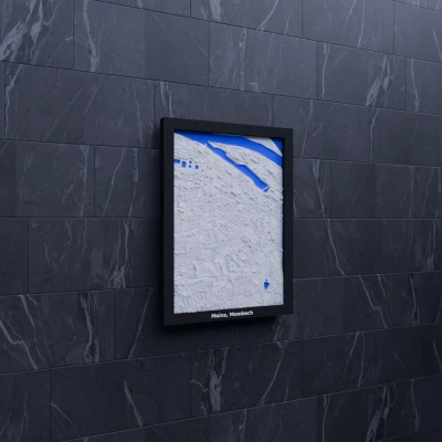 Mô hình thu nhỏ địa hình 3D Mainz, Mombach - Đức