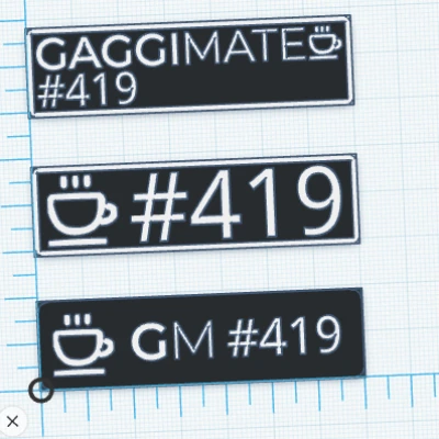 Bảng Tên Từ Tính GaggiMate Cỡ Silvia