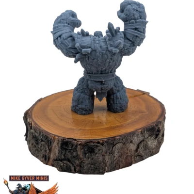 Earth Elemental - Miniature Sẵn Sàng In bởi Mike Gyver Minis