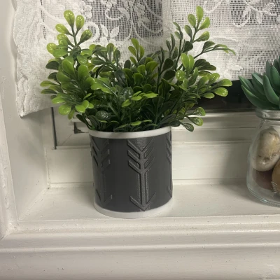 Chậu Cây Thiết Kế Mũi Tên - Không Cần Hỗ Trợ