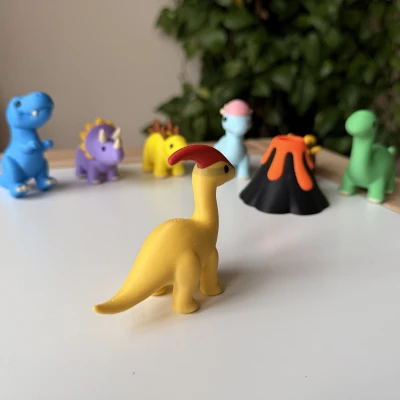 Mô hình khủng long Parasaurolophus