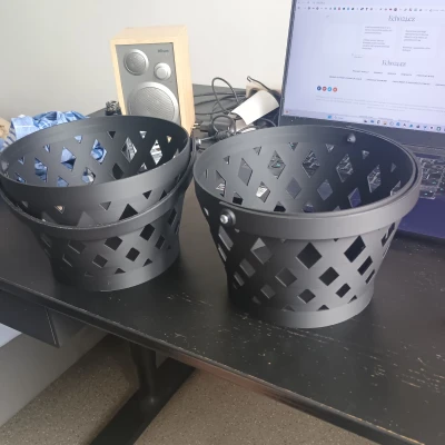 Rổ tròn có tay cầm cho bé - Dễ in, có 2 phiên bản