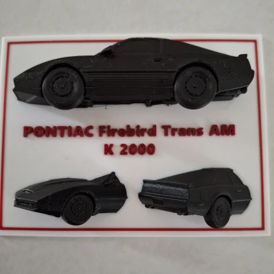 Mô hình xe Pontiac Firebird Trans AM K200 Knight Rider