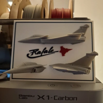 Huy Hiệu Máy Bay Rafale Chẻ Đôi