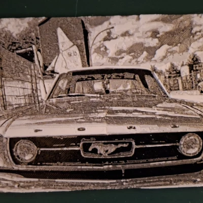 Tấm Lưới Tản Nhiệt Mustang Hueforge