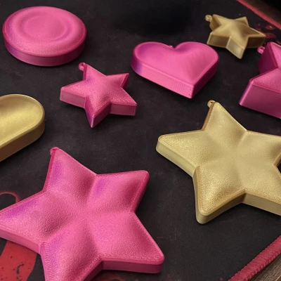 Ngôi Sao và Trái Tim Giáng Sinh Phồng