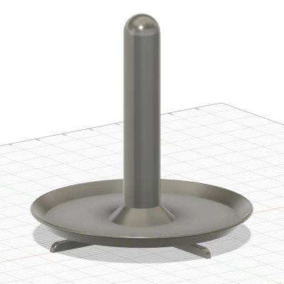 Dụng cụ giữ/xoay cuộn len tối giản