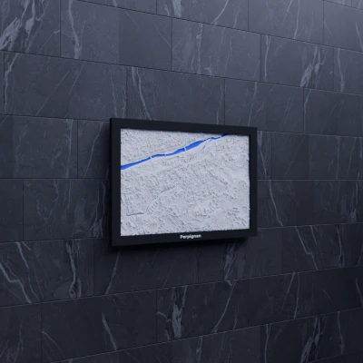 Mô hình địa hình 3D Perpignan, Pháp