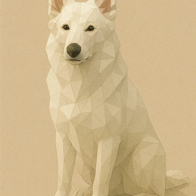 Mô hình Chó Chăn Cừu Trắng Thụy Sĩ