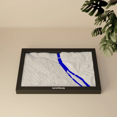 Lynchburg, Hoa Kỳ - Mô hình thu nhỏ 3D