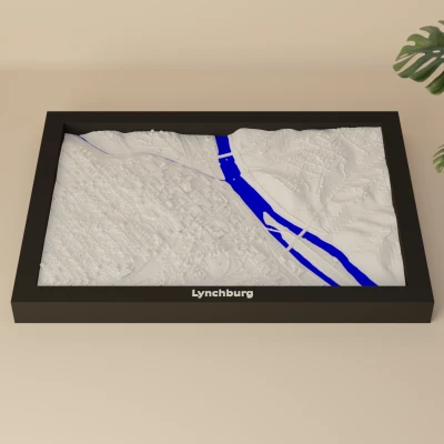 Lynchburg, Hoa Kỳ - Mô hình thu nhỏ 3D