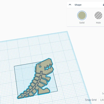 Khủng long Flex kèm móc khóa
