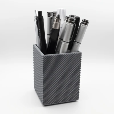 KHAY CẮM BÚT HÌNH CHỮ NHẬT VÂN XOÁY PHẲNG