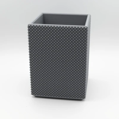 KHAY CẮM BÚT HÌNH CHỮ NHẬT VÂN XOÁY PHẲNG