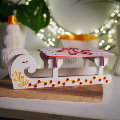 Ghép Hình Xe Trượt Tuyết Giáng Sinh 3D