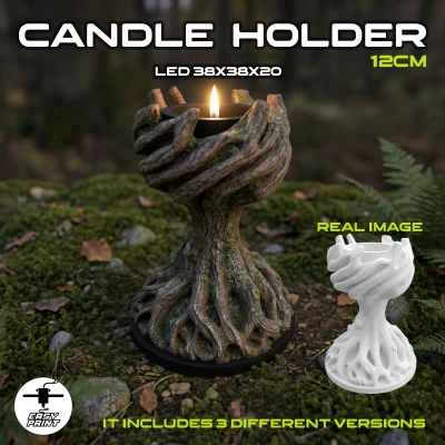 Chân Nến LED Hình Cây