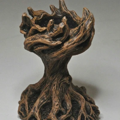 Chân Nến LED Hình Cây